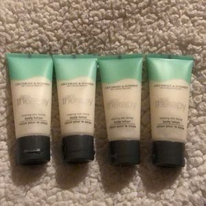 GILCHRIST & SOAMES 4-mini spa therapy relaxing sea fennel body lotions 4 x 40ml